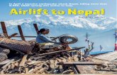 In April a massive earthquake shook Nepal, killing more ... · In April a massive earthquake shook Nepal, killing more than ... DHL, and Nepalese authorities to help speed up the