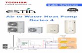 Air to Water Heat Pump Series 4 - Leading Innovation · HWS-804H-** HWS-1104H-** HWS-1404H-** ... (for water inlet -TWI) 9. Drain nipple 10. Water inlet ... Checking water volume