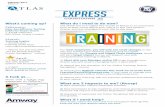 Edition 3 Express - BSI Today · training invite from LearningOracleEBS@amway.com > Attend the pre-requisite “ILT for Online Training: Oracle Navigation” course. April: > 1 April