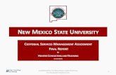 N MEXICO STATE UNIVERSITY · Confidential for The New Mexico State University for Discussion Purposes Only 1. NEW MEXICO STATE UNIVERSITY CUSTODIAL SERVICES MANAGEMENT ... o Ease