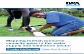 Mapping human resource capacity gaps in the water …€¦ · Mapping human resource capacity gaps in the water supply and sanitation sector ... remuneration packages than other sectors