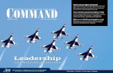 Leadership - ocfusa.org · aspects of his personality—intelligence, ... individual growth and the advancement of God’s King- ... We are committed to the spiritual development