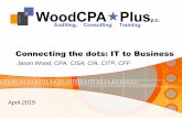 Connecting the dots: IT to Business - ISACA · Connecting the dots: IT to Business Jason ... Do cash receipt processes provide independent audit ... inventory cycle accurately transfer