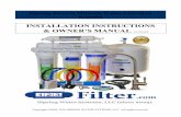 iSpring Reverse Osmosis Water Filtration Systems123filter.com/catalog/kb/RCC7usermanual2016-06-06.pdf · Thank you for choosing the iSpring Reverse Osmosis Water Filtration System!
