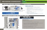 REVERSE OSMOSIS - tfmaple.com · CDL Maple Sugaring Equipment • 2016 catalog 49 Prices are available upon request. INTELLIGENT REVERSE OSMOSIS NEW PRODUCT IT WILL: Concentrate;