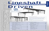 Live Roller Conveyors Driven - Omni Metalcraft Corp. - … operation of the Lineshaft Driven Live Roller Conveyor is achieved through a drive shaft that spans the full length of the