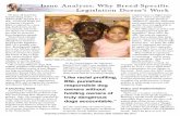 Issue Analysis: Why Breed-Specific Legislation Doesn’t …images.akc.org/pdf/canine_legislation/why_breed.pdf · Issue Analysis: Why Breed-Specific Legislation Doesn’t ... •A