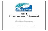 SDI Instructor Manual - Technical Diving · SDI Instructor Manual SDI Diver Standards Date: 01/01/2018 Version: 18.0 Part 2-SDI Diver Standards.docx Index ii of v 5.8 Required Equipment