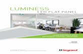 HPML0728 Luminess Brochure v12 - Elite Wholesalers · comfortable and efficient office lighting luminess led flat panel the global specialist in electrical and digital building infrastructures