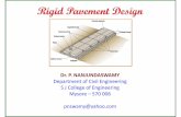 Dr. P. NANJUNDASWAMY Department of Civil …sjce.ac.in/.../uploads/2018/01/CV761_03_Rigid-Pavement.pdfIn this presentation Rigid pavement design considerstions Wheel load and temperature