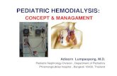 PEDIATRIC HEMODIALYSIS - kidneyforkids.orgkidneyforkids.org/pic/File/EasyPedHD.pdf · PEDIATRIC HEMODIALYSIS: CONCEPT & MANAGAMENT ... Vascular access • All HD machines can be used: