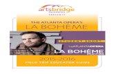 THE ATLANTA OPERA’S LA BOHÈME presents The Atlanta Opera’s. La bohème. Educator Guide. 3. ABOUT COBB ENERGY PERFORMING ARTS CENTRE. DID YOU KNOW? •ore than 250,000 patrons