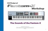 FXWS02—The Sounds of the Fantom-Xcms.rolandus.com/assets/media/pdf/FXWS02.pdf · The Sounds of the Fantom-X ... REALTIME CONTROL knobs change the sound as you play. As you operate