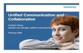 Unified Communication and Collaboration - DFN · 22.02.2008 · communication and collaboration into business processes. ... • Application / Document ... Unified Communication and