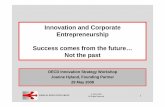 Innovation and Corporate Entrepreneurship Success · PDF fileInnovation and Corporate Entrepreneurship Success comes ... Barriers to corporate entrepreneurship ... Definition of Corporate