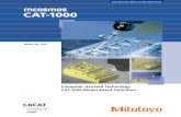6 pg CAT-1000 - Mitutoyo America Corporation€¦ · CAT-1000 fully supports and reads ... CATIA V5, SolidWorks, NX Siemens (Unigraphics), ... a simple one click tool calculates a