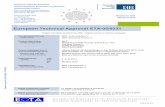 European Technical Approval ETA-05/0231 · ETA-05/0231 with validity from 24.11.2010 to 24.11.2015 ... M10, M12, M16, M20 und M24 zur Verankerung im ungerissenen Beton ... Manufacturing