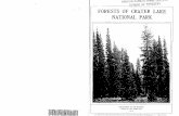 I OREGON AGRICULTURAL COLLEGrE, I SCHOOL … AGRICULTURAL COLLEGrE, I I ... FORESTS OF CRATER LAKE NATIONAL PARK DEPARTMENT OF THE INTERIOR ... Mazama. In the region around Crater