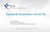 General Overview of eCTD - ICH Official web site : ICH Overview of eCTD Taku Watanabe ICH M8 EWG Rapporteur Pharmaceuticals and Medical Devices Agency ©2011 ICH International Conference