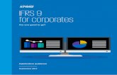 IFRS 9 for corporates - KPMG€¦ · Further resources for IFRS 9 59 ... IFRS 9 for corporates CLASSIFICATION AND MASURMNT ... volume) Amortised cost* Both held-to-collect