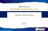 Oil States Industries, Inc. · Montco Offshore Liftboat Caitlin Model 1100L-100 Model 180BT-60/90 Deck Equipment - Nautilus® Marine Cranes Montco Offshore Liftboat Caitlin
