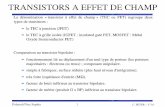 TRANSISTORS A EFFET DE CHAMP - …users.polytech.unice.fr/~cpeter/ELEC/DOCS_COURS/5_transistorFET.pdf · Polytech'Nice Sophia 1 C. PETER – V 3.0 TRANSISTORS A EFFET DE CHAMP La