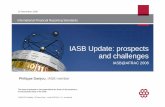 IASB Update: prospects and challenges - AFRAC · International Financial Reporting Standards The views expressed in this presentation are those of the presenters, not necessarily