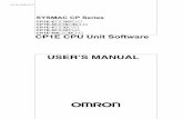 SYSMAC CP Series CP1E CPU Unit Software USER'S MANUALomronkft.hu/nostree/pdfs/plc/cp1/w480-e1-07_cp1e_cpu_unit_softwar… · Thank you for purchasing a SYSMAC CP-series CP1E ... Section