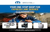YOUR ONE-STOP SHOP FOR EXPRESS LANE SERVICE · YOUR ONE-STOP SHOP FOR EXPRESS LANE SERVICE. ... • Personal Guarantee not required for most ... † Free freight offer only valid