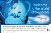 TOWARDS A COMMON SEMANTIC DATA MODEL FOR … · TOWARDS A COMMON SEMANTIC DATA MODEL FOR SMART CITIES ... SAREF OVERVIEW 2013 SMART 2013/0077 Standardization Initiative ... •FIWARE