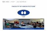 Faculty oF architecture - ULisboa | Universidade de Lisboa · Faculty oF architecture Phone: (+351) ... (1sT CyCLE) - Bsc 3.500€/yEAR ... • Art Studies1 • Classical Studies1