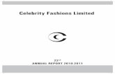 Celebrity Fashions Limited - Bombay Stock Exchange of Celebrity Fashions Limited will be held on 28th ... Sale of Fractional Shares of Indian Terrain Fashions Limited ... Mr. N.K.Ranganath