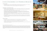 LOCATION GENERAL DESCRIPTION - Pebble Beach …media.pebblebeach.com/.../pdf/factsheet_casapalmero_7-15-2015.pdf · CASA PALMERO AT PEBBLE BEACH Pebble Beach Resorts • LOCATION