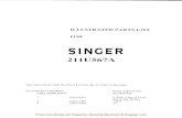 SINGER - Superior Sewing Machine & Supply LLC 211U567A.pdf · SINGER 211U567A This Insert Lists Only the Parts Used for the 211 U567 A Machine. ... Superior Sewing Machine & Supply