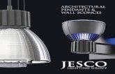 ARCHITECTURAL PENDANTS & WALL SCONCES - … LIGHTING is pleased to bring you our new collection of aluminum die cast Architectural Pendant and Wall Sconces. Precision engineered with