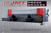 PRESS BRAKES - Metalworking Machinery | Jorgenson …€¦ ·  · 2015-04-29JMT-ADR SERIES PRESS BRAKES 3-5 Axis CNC ... Fingers’ depth is calculated by CNC controller and executes