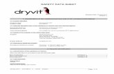 SAFETY DATA SHEET - Dryvit --012738197 -1 -AGHS English -Page 1 / 9 SAFETY DATA SHEET Revision ... 3.1 of the GHS document mg/kg ... -1 -AGHS English -Revision Date 26 ...