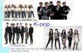 K-pop - Home - University of New England (UNE) · K-pop Created by Park Yoon Seo, Lee Yoo Jin, Park gi song, Hong Seol Yeong
