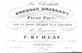 La clochette sur des motifs de Paganini [Op.121] La clochette sur des motifs de Paganini [Op.121] Author: Kuhlau, Friedrich - Publisher: Copenhagen: C.C. Lose, n.d.[1832]. Subject: