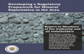 Developing a Regulatory Framework for Mineral Exploitation ... · Developing a Regulatory Framework for Mineral Exploitation in the Area 3 Section 1: Executive summary Section 2 of