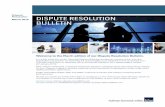 Dispute Resolution March 2015 DISPUTE RESOLUTION …€¦ · Resolution March 2015 DISPUTE RESOLUTION BULLETIN Welcome to the March edition of our Dispute Resolution Bulletin. ...