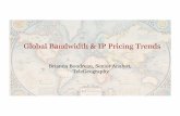 Global Bandwidth & IP Pricing Trends - online.ptc.org · Global Bandwidth & IP Pricing Trends ... Prices Vary in the Sales Channel ... Median 10 GigE IP Transit Prices in Key Cities,