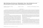 Building Science Details for Architectural Precast ... B8 papers/179... · Architectural precast panels, like all cladding, require coordination of details to ensure the integrity