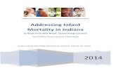 Addressing Infant Mortality in Indiana Perinatal Quality Improvement Collaborative 2014 Addressing Infant Mortality in Indiana A Report to the IPQIC Governing Council The Quality Improvement