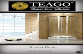 Sophisticated Affordable Elegant - Teagoteago.ca/pdf/Teago Shower Door Brochure.pdf · Rejuvenate your bathroom today with help from Teago™ Shower Solutions, your source for simply