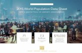 2015 World Population Data Sheet - assets.prb.org · POPULATION REFERENCE BUREAU 2015 World Population Data Sheet with a special focus on women’s empowerment 71 Worldwide average