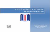 193rd Infantry Brigade Welcome Guide - Fort Jacksonjackson.armylive.dodlive.mil/files/2017/10/193rd-Welcome-Packet.pdf · Welcome to the 193 rd Infantry Brigade. Our Brigade is a