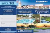 072417-DoralMeeting-Tri-Fold - DynaFlex | Orthodontics€¦ ·  · 2017-12-05Course Fee $450 *Save $100.00 when ... his Certificate in Orthodontics and hisMaster of Science yola