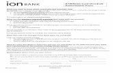 ATM/Debit Card Overdraft Authorization Form - Ion Bank · I want Ion Bank to authorize and pay ... ATM/Debit Card Overdraft Authorization Form ... I.7 Waiver of Your Rights to “Notice