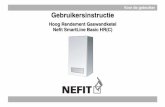 Hoog Rendement Gaswandketel Nefit SmartLine Basic nl. uitgave 03/2007 2 Richtlijnen CW-label CW = Comfort Warm Water De Nefit SmartLine Basic HR(C) en combinaties van de Nefit SmartLine